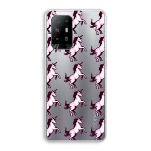 Musketon Unicorn: Oppo A95 5G Transparant Hoesje