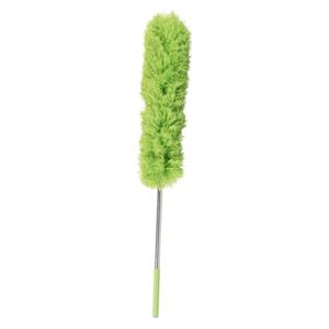 Telescoop plumeau - extra lang 80 tot 280 cm - XXL - groen - stofvanger - duster - uitschuifbaar