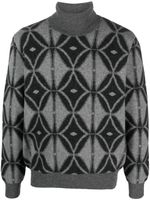 ETRO pull à motif intarsia - Gris