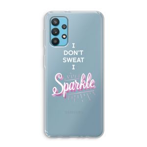 Sparkle quote: Samsung Galaxy A32 4G Transparant Hoesje