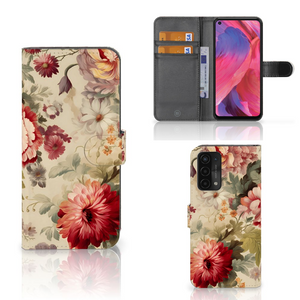 Hoesje voor OPPO A54 5G | A74 5G | A93 5G Bloemen