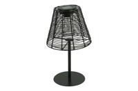 Decostar Tafellamp solar LED Hira 35 cm zwart