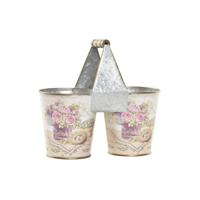DKD Home Decor Roze Metaal Shabby Chic 24 x 12 x 23 cm