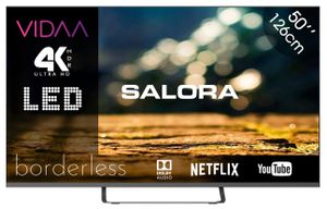 Salora 50xuv3300 127 cm (50") 4K Ultra HD Smart TV Wifi Zwart 250 cd/m²