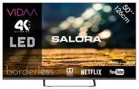 Salora 50xuv3300 127 cm (50") 4K Ultra HD Smart TV Wifi Zwart - thumbnail