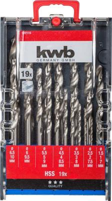 Hss-metaalboor 19dlg - Kwb