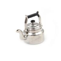 Dollhouse miniatuur metalen theeketel pot klassieke doen alsof spelen meubels speelgoed voor keuken accessoire