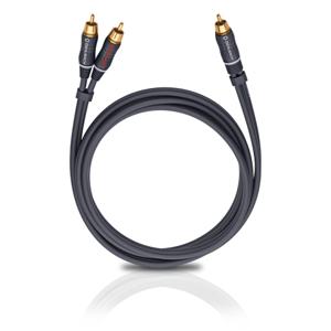 OEHLBACH BOOOM! audio kabel 2 m RCA 2 x RCA Antraciet