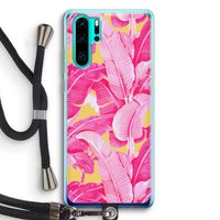 Pink Banana: Huawei P30 Pro Transparant Hoesje met koord