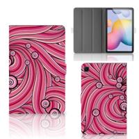 Samsung Galaxy Tab S6 Lite | S6 Lite (2022) Hoes Swirl Pink