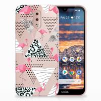 Nokia 4.2 | TPU Hoesje | Flamingo Triangle