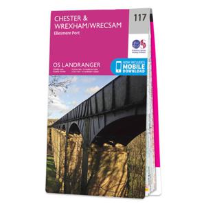 Wandelkaart - Topografische kaart 117 Landranger Chester & Wrexham, El