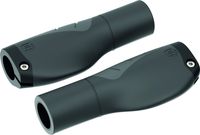 Ergotec Grip aero 2 set handvatten 2x132mm zwart/grijs - thumbnail