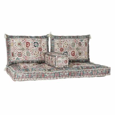 Leunstoel DKD Home Decor Katoen Multicolour (155 x 76 x 65 cm)