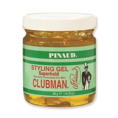 Clubman Pinaud Hair Styling Super Hold Styling Gel 453gr Clubman Pinaud Hair Styling Super Hold Styling Gel 453gr