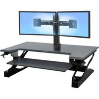 Ergotron WorkFit-TL Zit-sta-verhoger Hoogte: 38 cm (max) Zwart