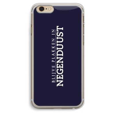 Blijve plakken in Negenduust: iPhone 6 Plus / 6S Plus Transparant Hoesje