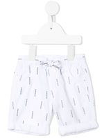 Aigner Kids short à logo imprimé - Blanc
