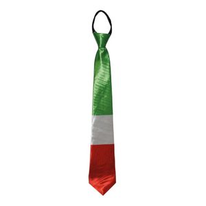 Verkleed stropdas Italiaanse vlag kleuren