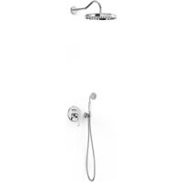 Regendouche set Tres Clasic | Inbouw | Mengkraan | 2-weg | Vintage | Chroom