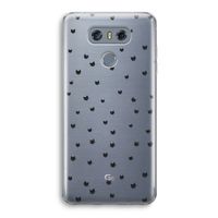 Kleine kattenkopjes: LG G6 Transparant Hoesje
