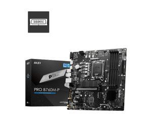 MSI PRO B760M-P moederbord Intel B760 LGA 1700 micro ATX