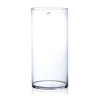 Bellatio flowers & plants Bloemenvaas cilinder - glas - helder - 19 x 37,3 cm - transparant