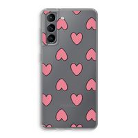 Ondersteboven verliefd: Samsung Galaxy S21 Transparant Hoesje
