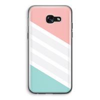 Strepen pastel: Samsung Galaxy A5 (2017) Transparant Hoesje