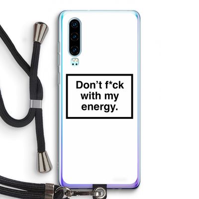 My energy: Huawei P30 Transparant Hoesje met koord