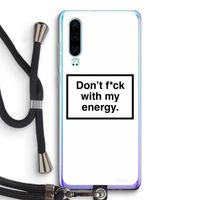 My energy: Huawei P30 Transparant Hoesje met koord