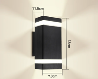 LumoGuard E27 - Waterdichte LED Wandlamp IP65