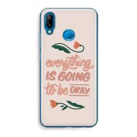 Optimistic flower girl: Huawei P20 Lite Transparant Hoesje