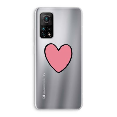 Hartje: Xiaomi Mi 10T 5G Transparant Hoesje