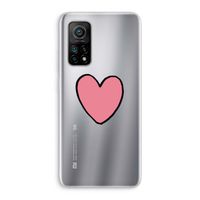 Hartje: Xiaomi Mi 10T 5G Transparant Hoesje