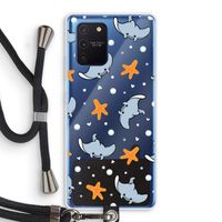 Manta: Samsung Galaxy Note 10 Lite Transparant Hoesje met koord