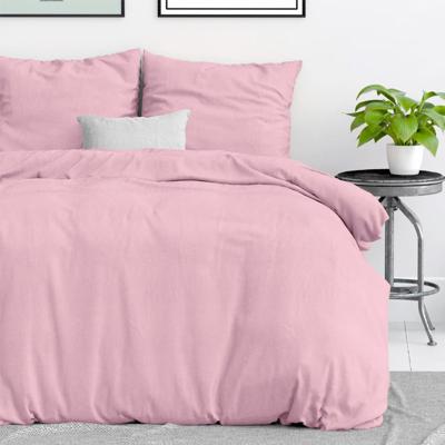 Dekbedovertrek Katoen Stone Washed Roze LitsJumeaux (240x220 Cm) Roze Katoen Effen Dreamhouse - Overtrek - 240x220 Cm (Lits-Jumeaux) - - Dekbed-Discounter.nl