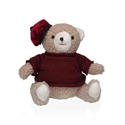 Deurstopper Versa Polyester Textiel 20 x 20 x 28 cm Beer