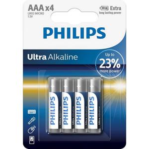 Philips Ultra LR03 AAA batterij (potlood) Alkaline 1.5 V 4 stuk(s)