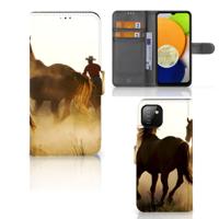 Samsung Galaxy A03 | Telefoonhoesje | Met pasjeshouder | Design Cowboy