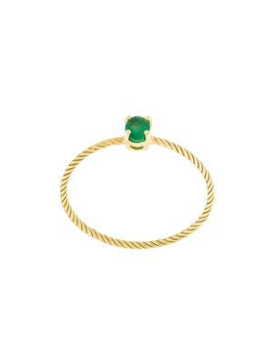 Wouters & Hendrix Gold bague ornée d'émeraude