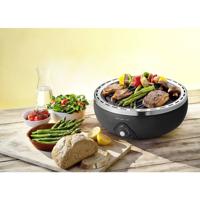 EMERIO BGP-115557.1 Barbecue Grilloppervlak (diameter)=295 mm Zwart