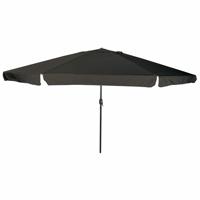 VidaXL Tuinparasol zwart 395 x 395 x 245 cm polyester en staal