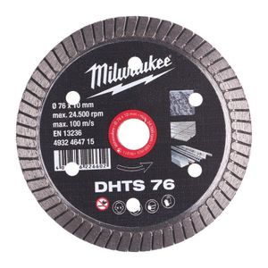 Milwaukee Accessoires Diamantblad DHTS 76 - 1 pc - 4932464715