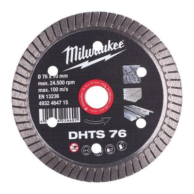Milwaukee Accessoires Diamantblad DHTS 76 - 1 pc - 4932464715