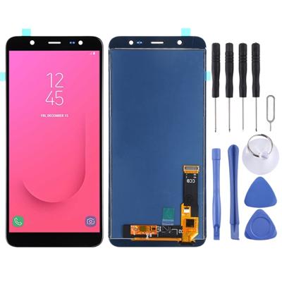LCD-scherm en digitizer volledige assemblage (TFT materiaal) voor Galaxy J8 J810F/DS J810Y/DS J810G/DS (zwart)
