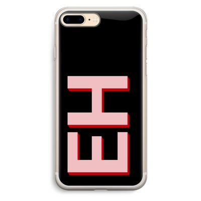 Monogram: iPhone 7 Plus Transparant Hoesje