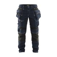 Blåkläder X1900 werkbroek denim stretch blauw/zwart maat 46