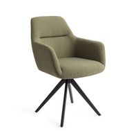 Jesper Home Eetkamerstoel 'Kinko' Turn Black, Draaibaar, kleur Green Hunter Jesper Home Eetkamerstoel 'Kinko' Turn Black, Draaibaar, kleur Green Hunter