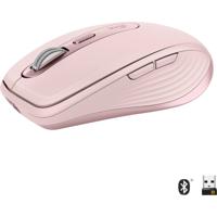 Logitech MX Anywhere 3 Muis Bluetooth, Radiografisch Laser Roze 6 Toetsen 1000 dpi Oplaadbaar - thumbnail